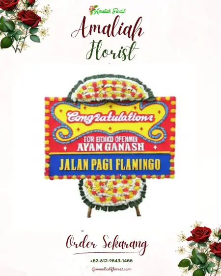 Sewa Papan Bunga Kemiri Timur